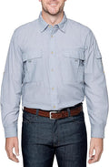Insect Shield Men's Long Sleeve Field Shirt Pro, UPF 30+ Outdoor Fishing Shirt with Built in Bug Protection