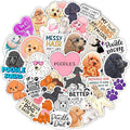 100Pcs Poodle Stickers for Water Bottle, Laptop - Poodle Gifts, Party Supplies & Decorations - Dog Stickers and Decals - Gift for Women & Men