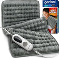 GENIANI Electric Heating Pad for Back Pain & Cramps Relief, Electric Throw, Auto Shut Off, Machine Washable, Moist Heat Pad for Neck & Shoulder - Mother’s Day Gifts, Extra Large 24x12