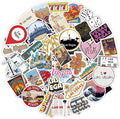 BulbaCraft 100Pcs Las Vegas Stickers for Water Bottle and Laptop - Las Vegas Party Supplies & Decorations, Waterproof Vinyl Decals, City and Casino Stickers, Gifts for Women & Men