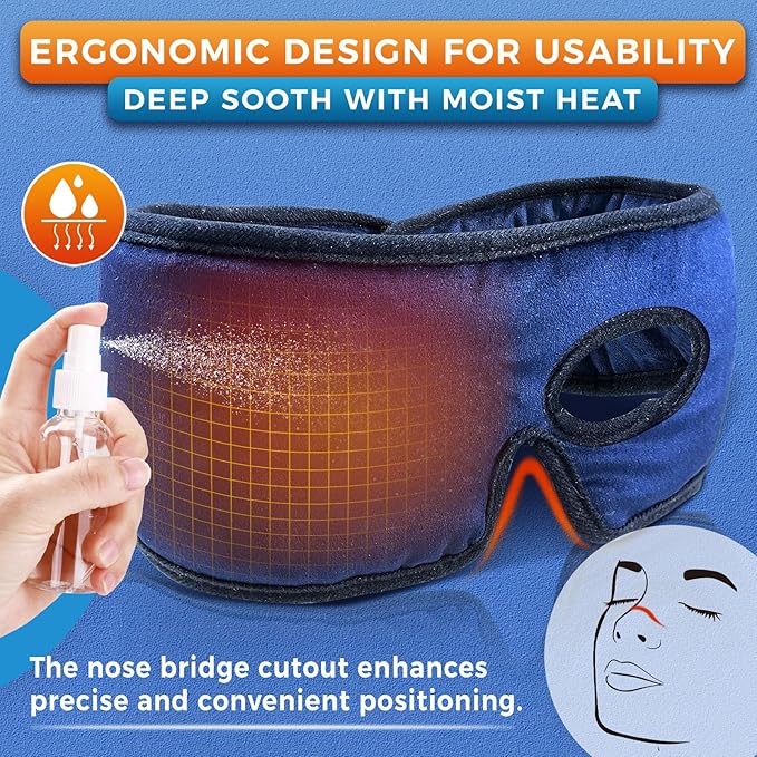 sticro Electric Stye Eye Compress Heating Pad for Stye Eye Treatment with Eye Hole, Moist Heat for Stye Chalazion Blepharitis Relief for Left/Right Eye Irritation