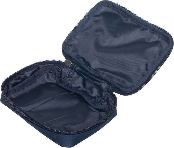 Sagely Navy Weekend Travel Portable Medicine Pouch Pill Bag for 3 Sagely Smart XL Weekly Pill Organizer Pods