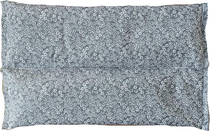 SacksyThyme Microwave Heating Pad for Pain Relief, Flaxseed & Cherry Pit Herbal Heating Pad, Hot Cold Therapy (Grey)