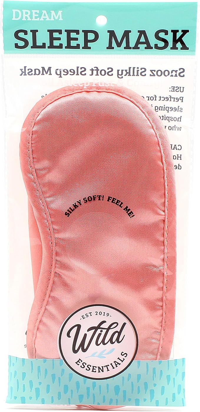 Wild Essentials Snooz Silky Soft Sleep Mask - Georgia Peach