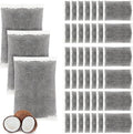 Weewooday 50 Pcs Activated Charcoal Distiller Water Filters, Coconut Shell Replacement Activated Carbon Filter Sachets Compatible with Megahome and Other Countertop Distillers