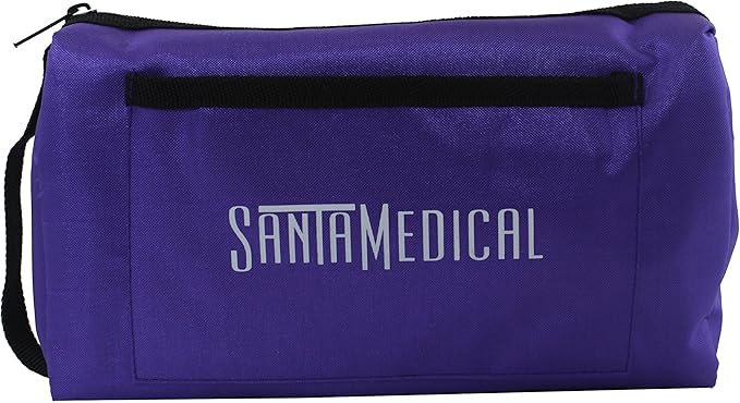 Santamedical Adult Deluxe Aneroid Sphygmomanometer with Stethoscope - Blood Pressure Cuff Durable and Carrying Case - Manual Blood Pressure Cuff Purple