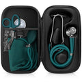 ASA TECHMED Medical Starter Kit – Stethoscope, Durable Blood Pressure Monitor, EMT Shears & Protective Carrying Case – Ideal for Healthcare Students & Professionals, Teal