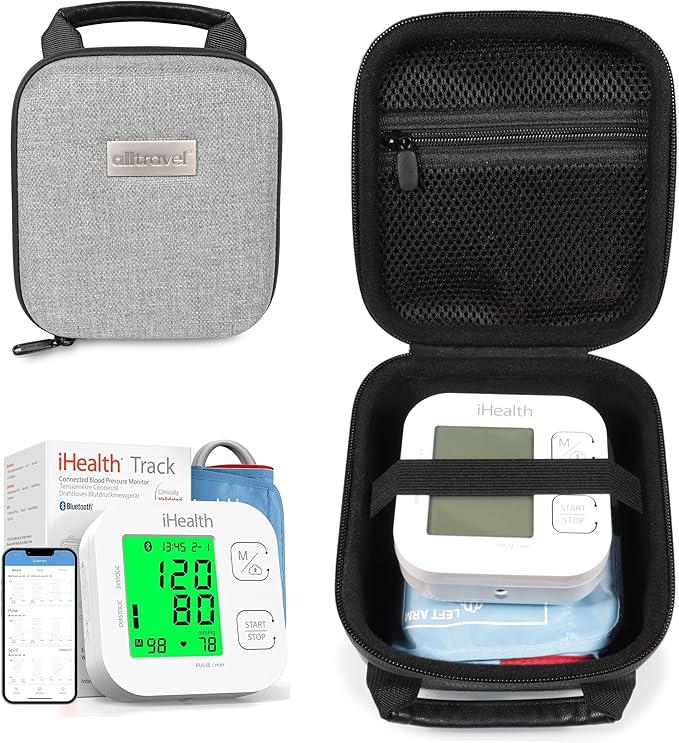 alltravel case for iHealth Track Smart Upper Arm Blood Pressure Monitor