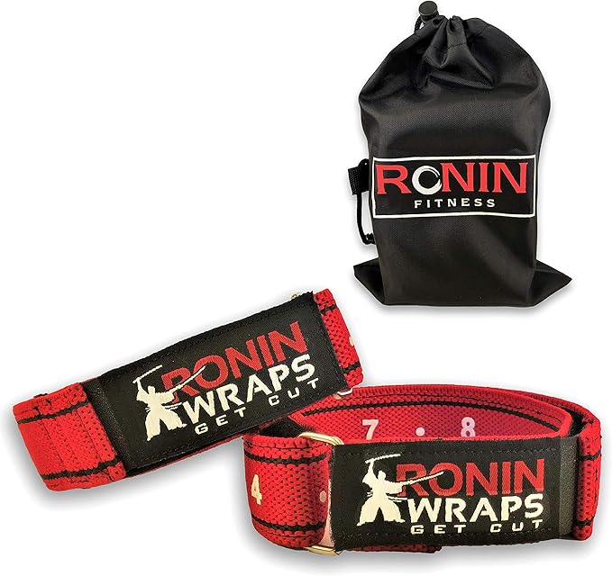 Ronin Wraps Razor Edition | Rigid BFR Occlusion Bands for Upper Body Training | Blood Flow Restriction Workouts