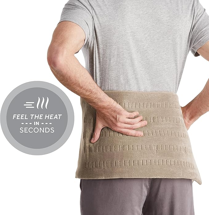 Sunbeam Premium Sunbeam Heating Pad with Compact Storage King Size Beige,(Pack of 6)