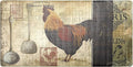 J&V TEXTILES Anti Fatigue Kitchen Mat for Floor, Embossed Themed Cushioned Kitchen Runner Rug Mat, Non Slip, Easy Wipe Clean, 1/2 Inch Thick (20x39 inches, Paris Rooster)