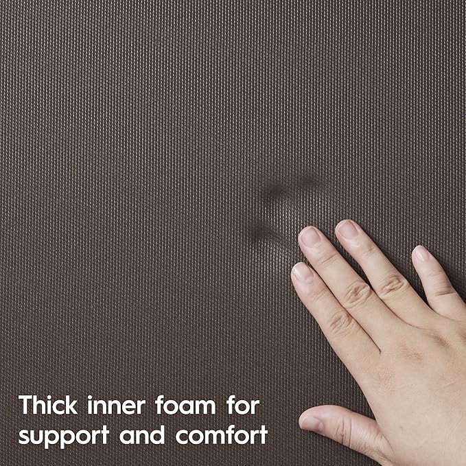Laura Ashley - Anti-Fatigue Kitchen Mat, Iris Floral Design, Stain, Water & Fade Resistant, Cooking & Standing Relief, Non-Slip Backing, 2 Piece Set: 17.5" x 60" / 17.5" x 28" Navy Iris