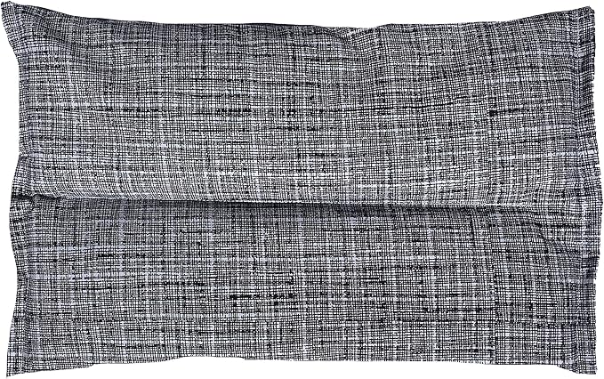 Sacksy Thyme Microwavable Herbal Heating Pad All Natural Flaxseed and Cherry Pit Filler Made in USA (Black)