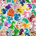 100Pcs Cute Dragon Stickers Waterproof, Funny for Laptop - Dragon Party Supplies - Gift for Women & Men