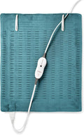 Sunbeam XXL Heating Pad, 20"x 24", For Back, Neck, Shoulder, and Period Cramp Pain Relief, 4 Heat Settings, Auto Shut-Off, Machine-Washable, Gifts For Mom & Wife, Dark Teal