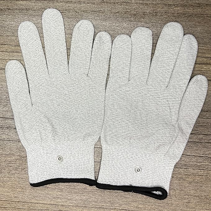 Conductive Gloves Faraday Cage Anti-Radiation RF Shielding Protection for Hands and Wrists Use with Touch Screens, Keyboards 1 pair